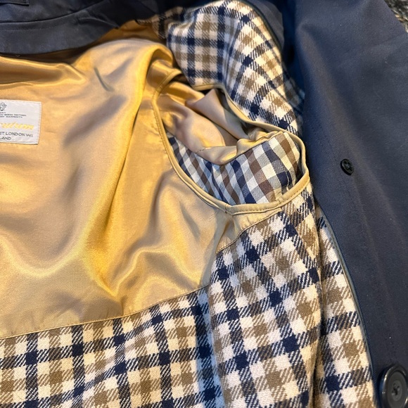 Men’s Double Lined Authentic Aquascutum Trench Coat NWOT size 38 (L/XL) - Picture 12 of 12